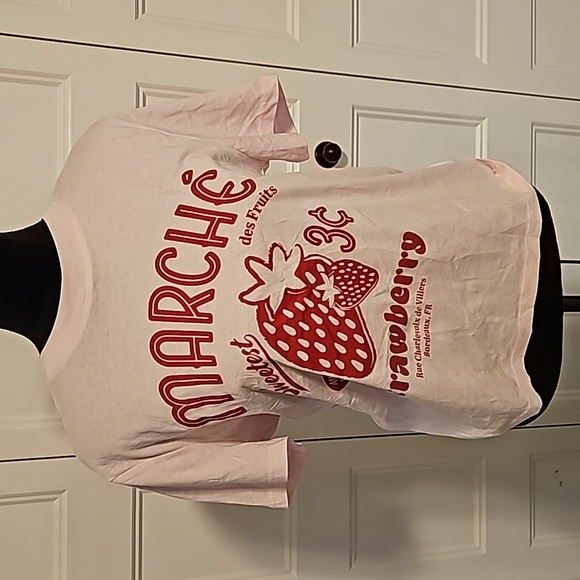 Marché strawberry tee shirt Pink - Picture 1 of 5